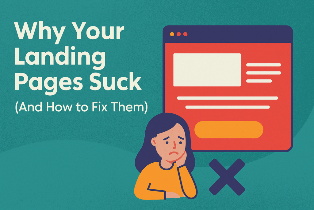 Why Your Landing Pages Suck (And How to Fix Them)