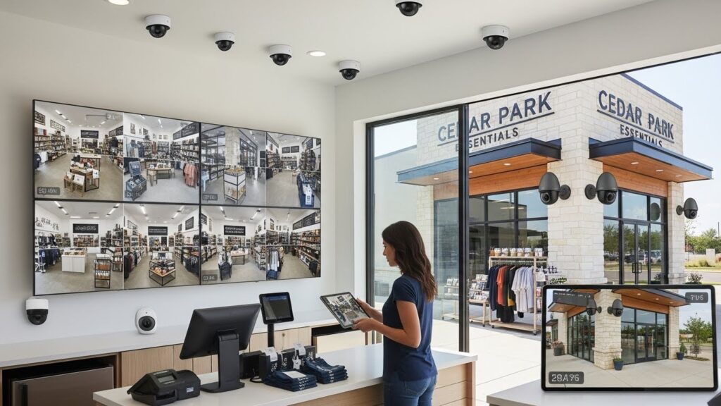 security camera installation